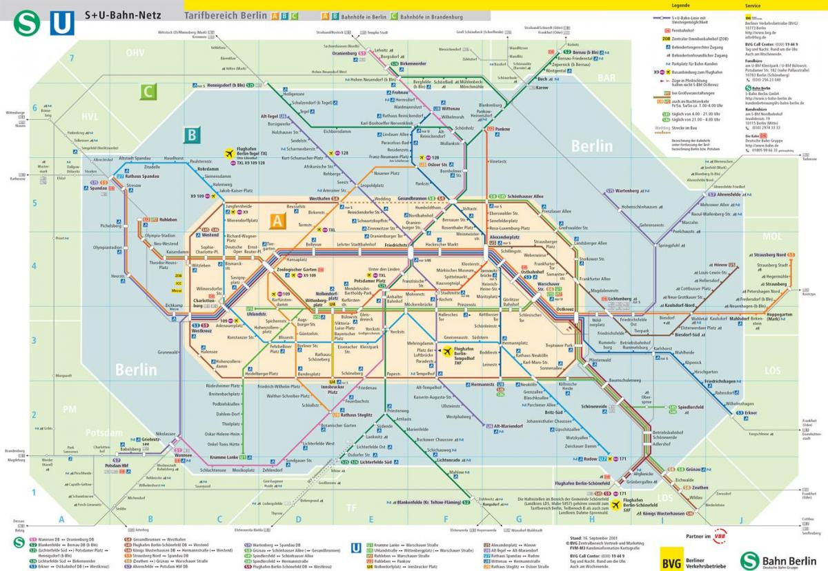 berlim mapa de transporte público