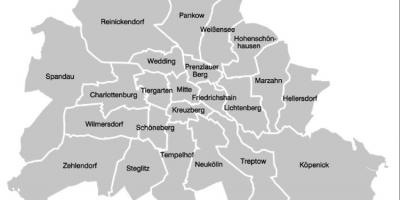 Berlim bairros mapa