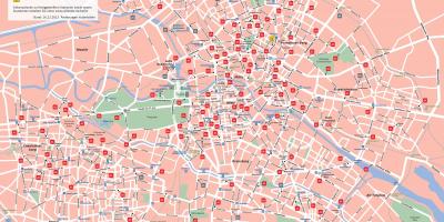 Berlim de bicicleta mapa