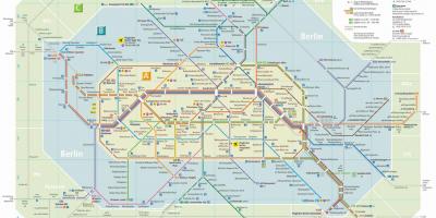 Berlim u e s bahn mapa