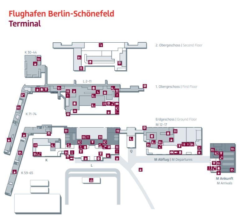 berlim (sxf) airport mapa