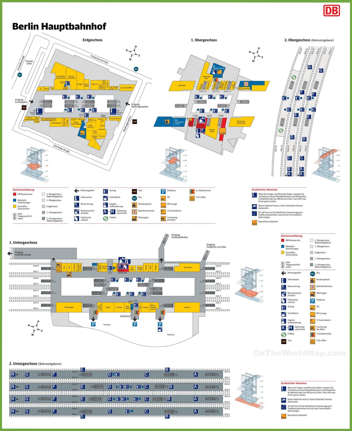 central de berlim estação de autocarro mapa