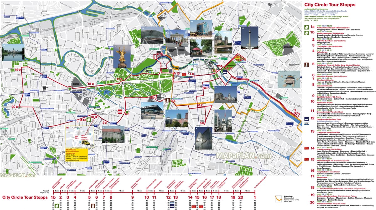 berlim hop on hop off mapa de ônibus