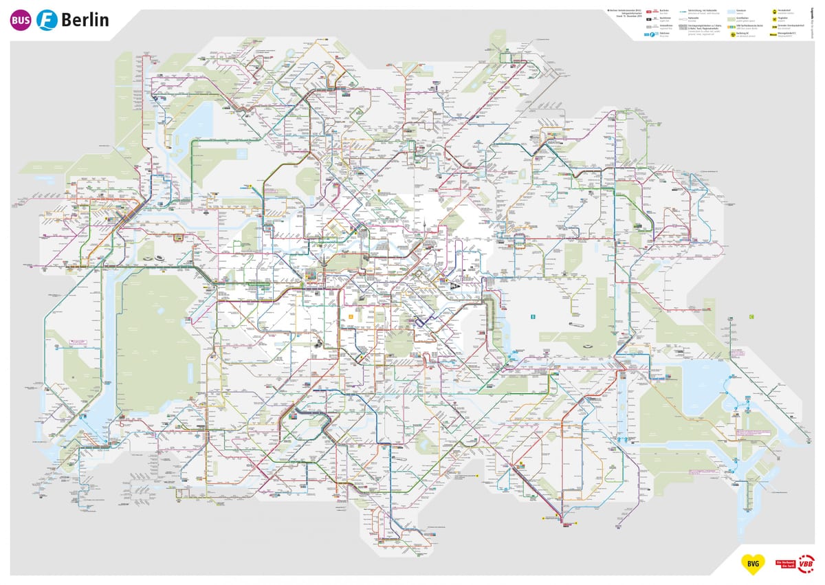 berlim linhas de ônibus mapa