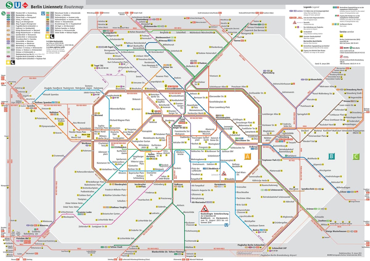 berlim mapa de rede