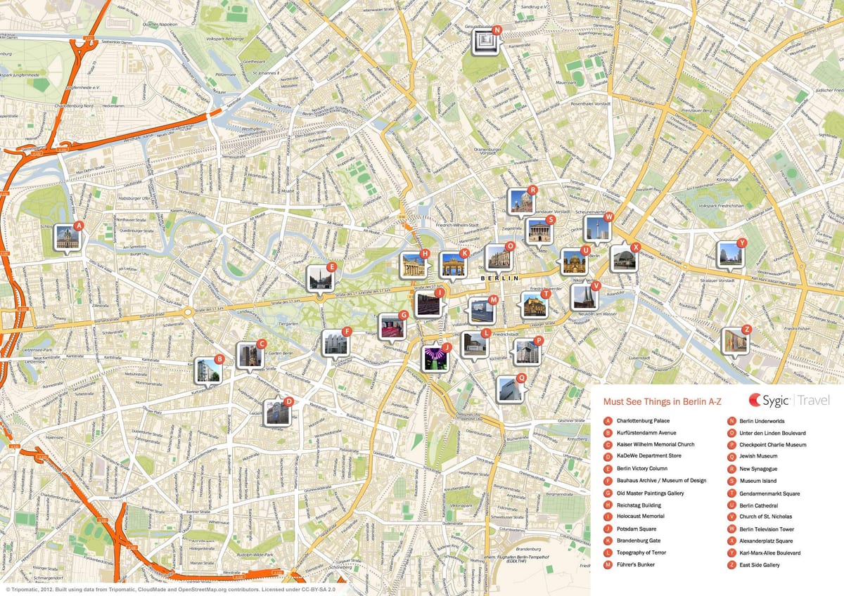 berlim centro da cidade, mapa turístico