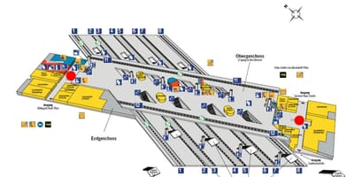 Mapa de berlim südkreuz