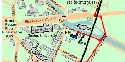 Mapa de berlin zoologischer garten de estação ferroviária
