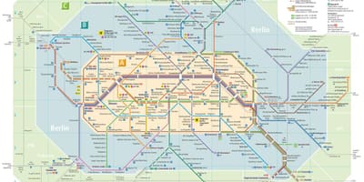 Mapa do metro de berlim